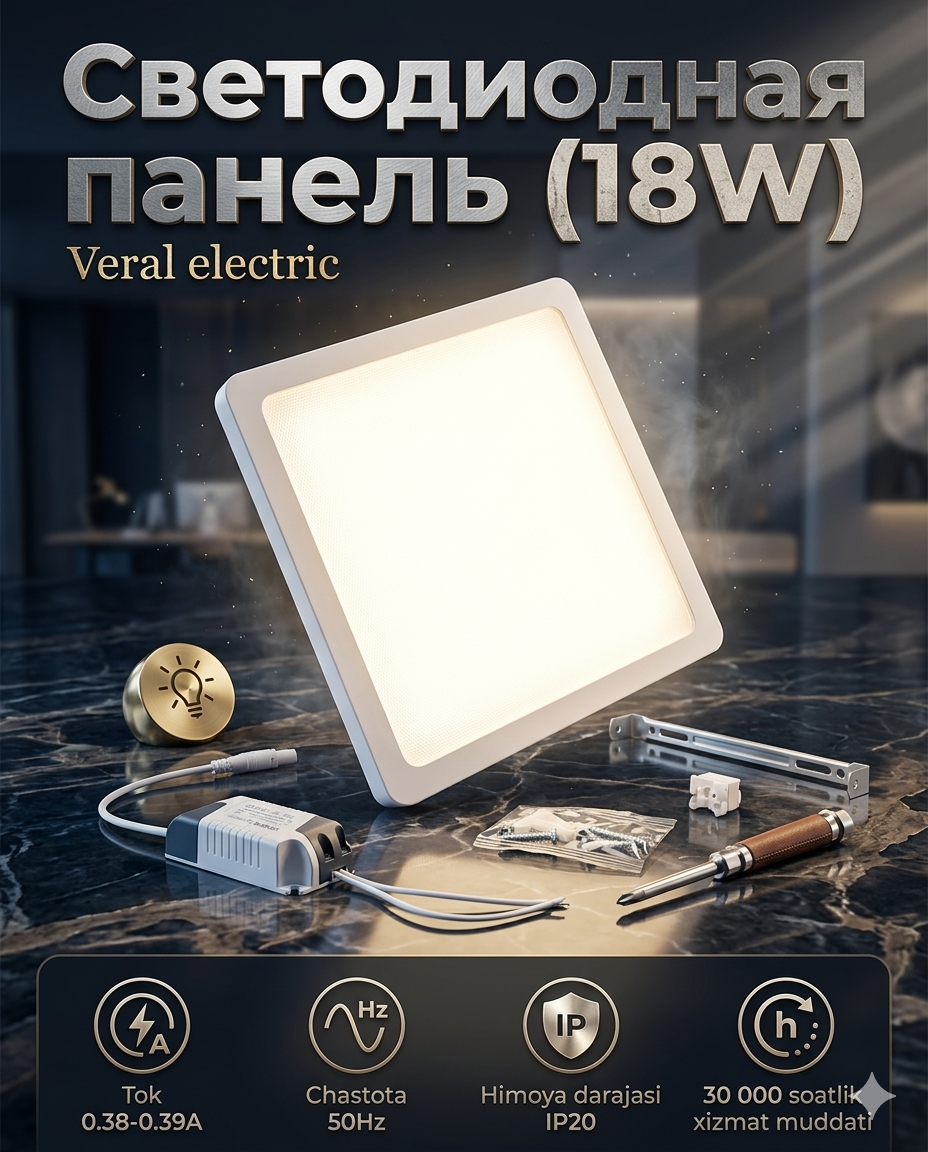 Светодиодная панель (18W)