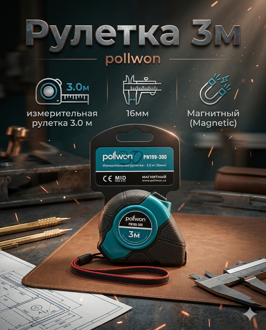 Рулетка 3м