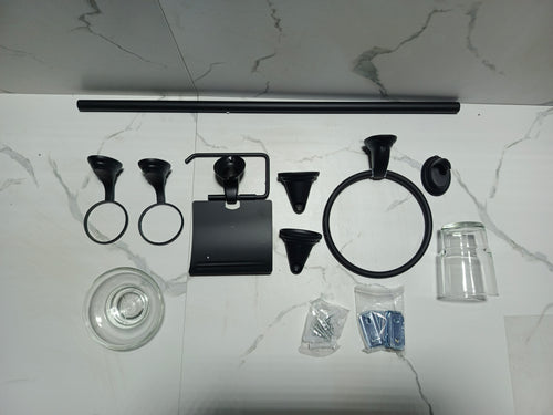 6 qismli hammom aksessuarlari to'plami