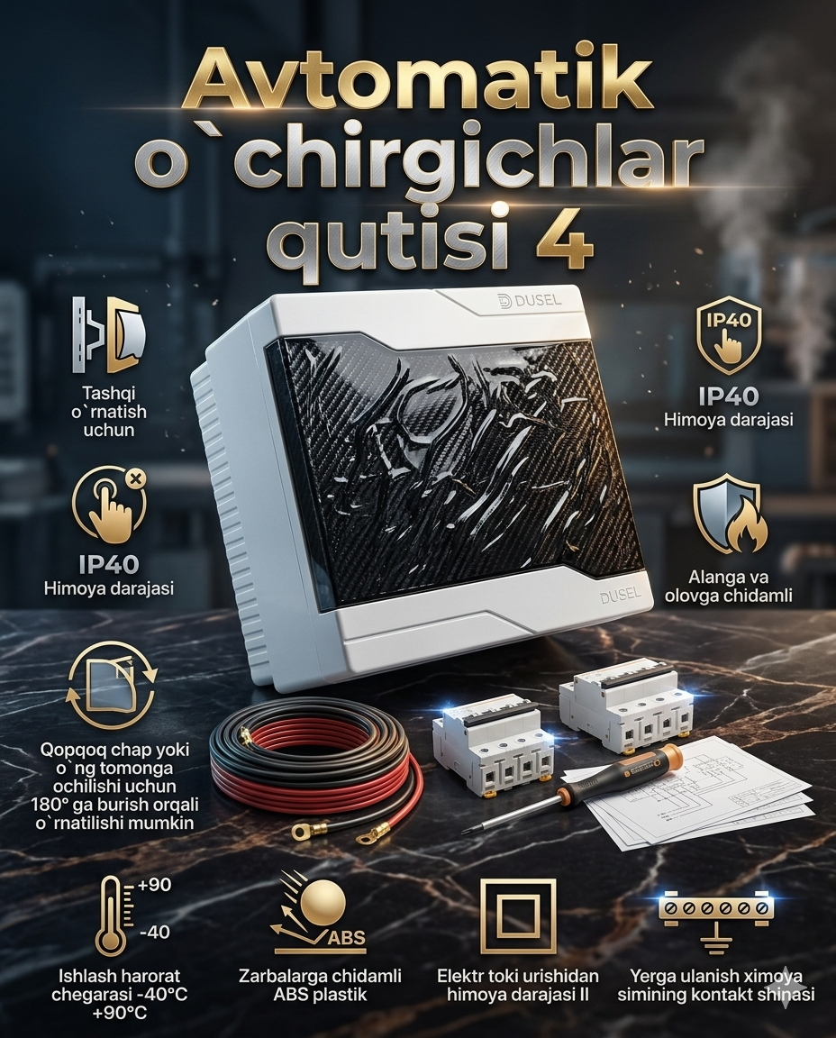 Avtomatik o`chirgichlar qutisi 4