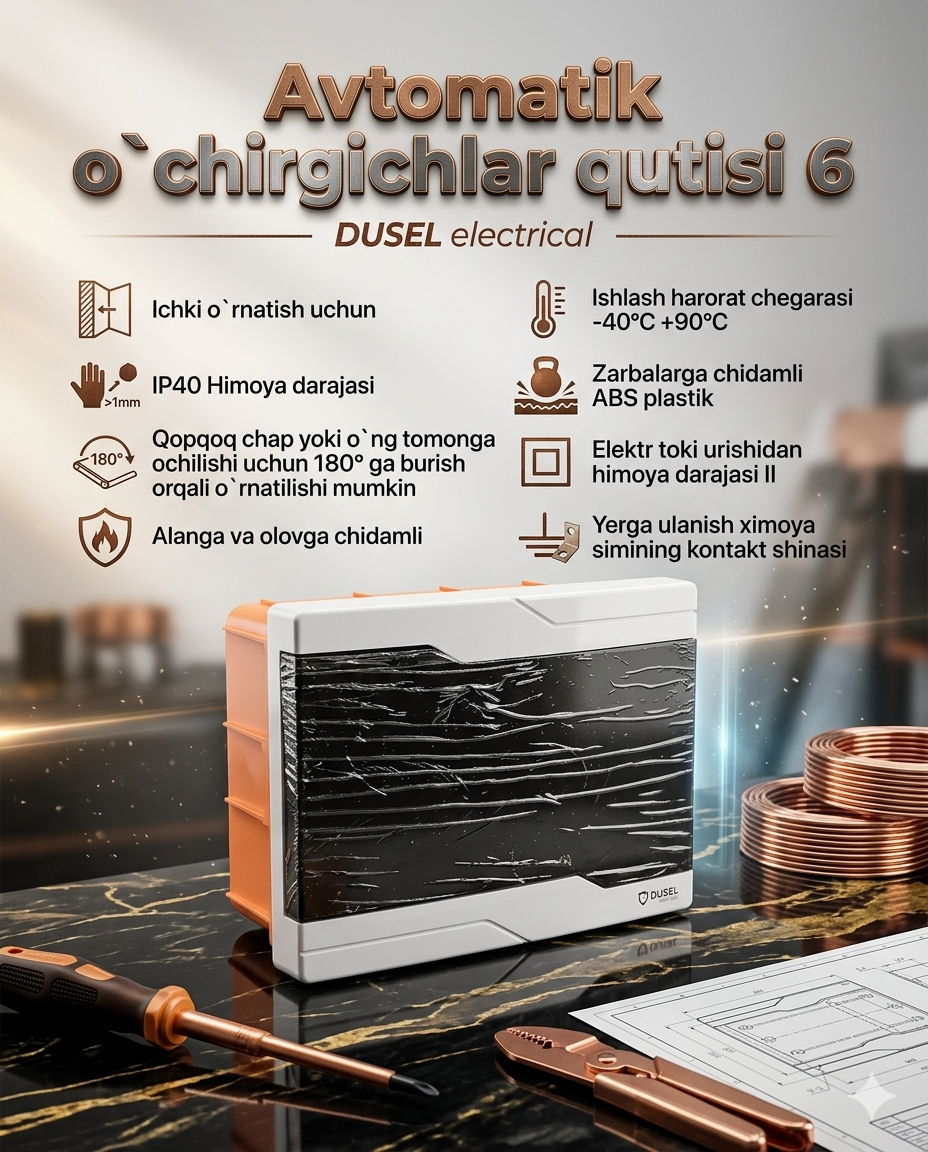 Avtomatik o`chirgichlar qutisi 6