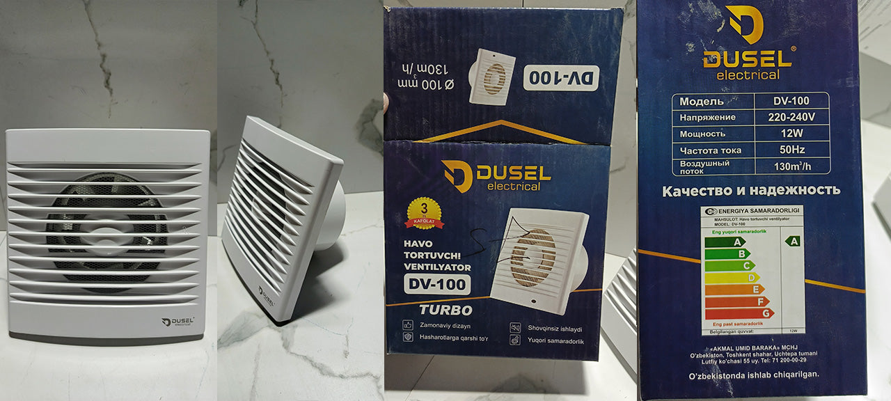 Havo tortuvchi ventilyator